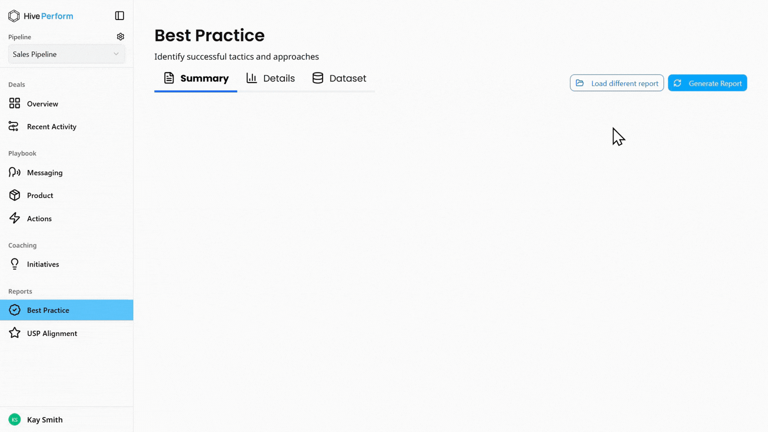 Generate best practise reports